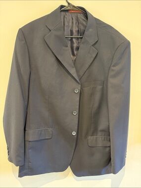 Loro Piana Navy and Burgundy Wool-Lined Jacket